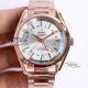 Swiss Replica Omega Seamaster 150m Aqua Terra GMT Rose Gold SILVER Dial 8605 Movement Watch_th.jpg